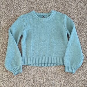 💲 Women's Green Crew Neck Sweater